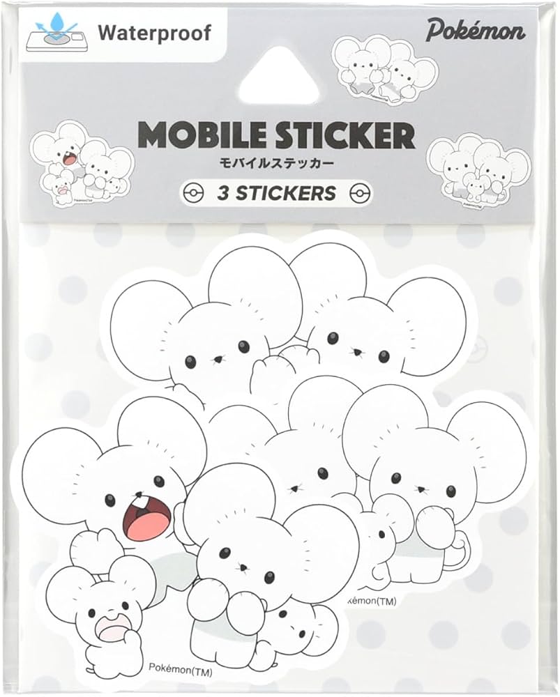 Amazon | グルマンディーズ ポケットモンスター モバイルステッカー Amazon | グルマンディーズ ポケットモンスター モバイルステッカー
