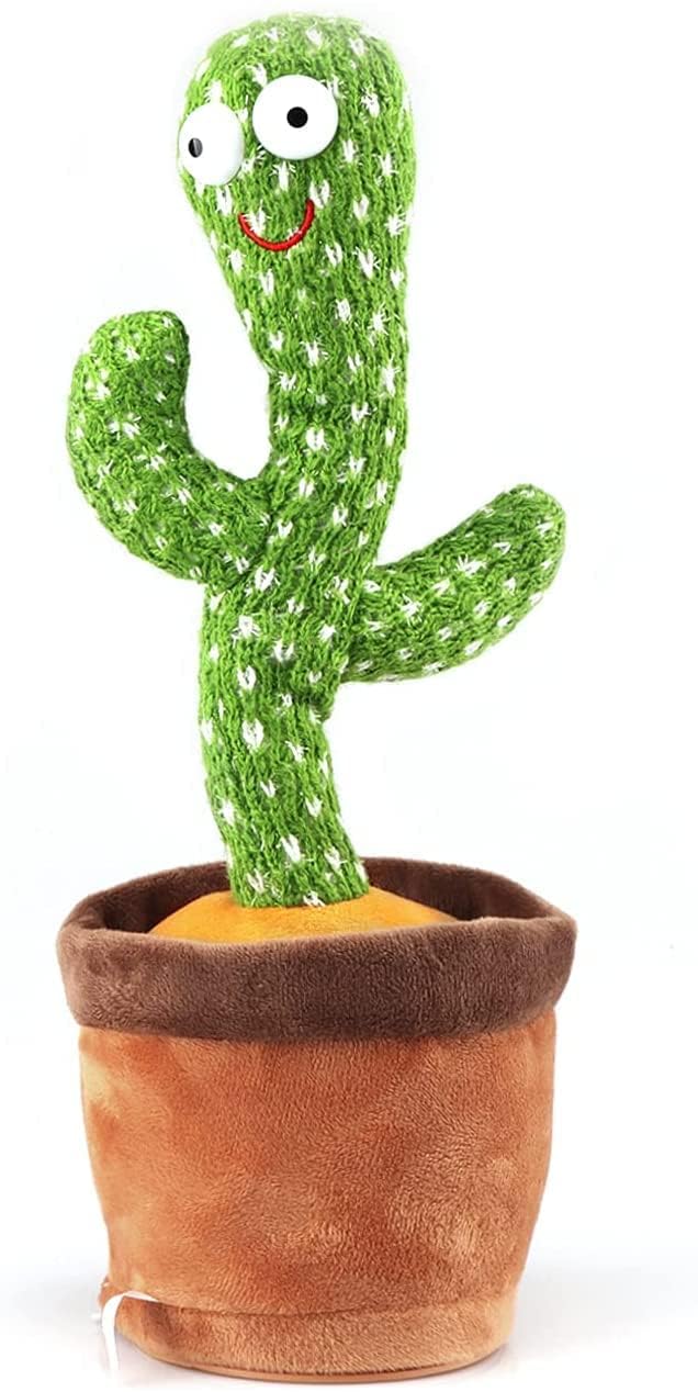 PINKIN Dancing Cactus Talking Plush Toy with Singing & Recording Function - Repeat What You Say - Pack of 1, Rechargeable Cable Included (B0D9H92JSL) Amazon Price History, Amazon Price Tracker