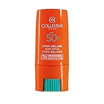 Collistar Stick Solare Protezione Attiva Pelli Ipersensibili SPF 50+, Adatto per Nei, Cicatrici, Tatuaggi, Texture Trasparente, Water Resistant, 9 ml