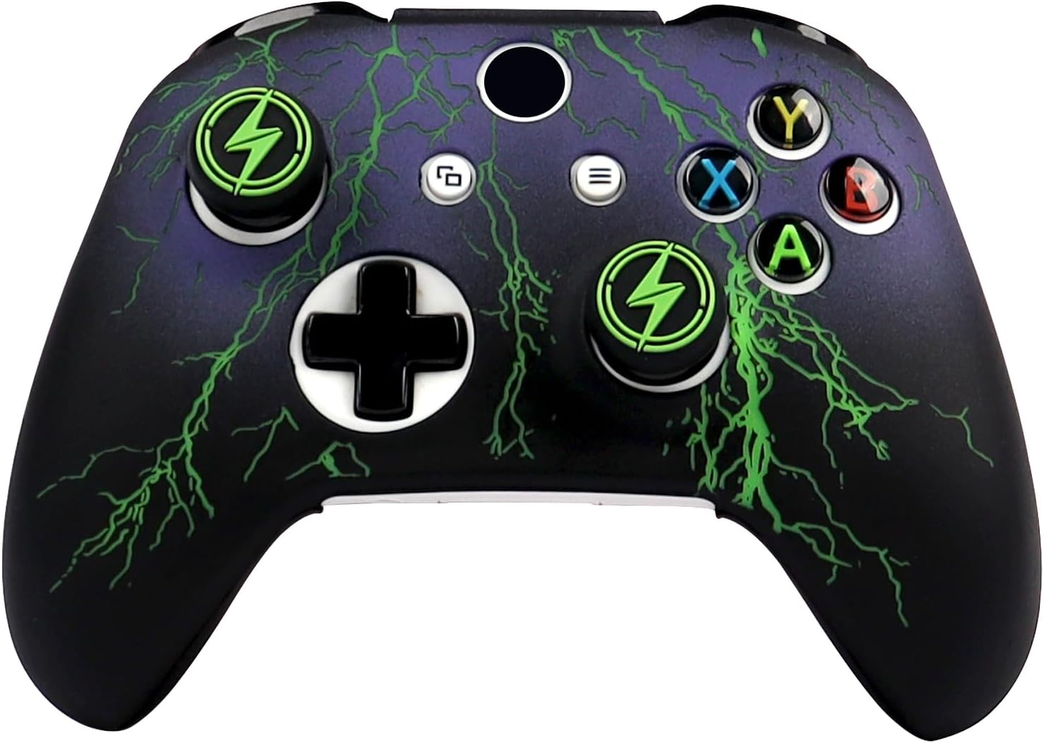 RALAN Controller Skin for Xbox One, Anti-Slip Silicone Controller Cover Protector Case Compatible for Xbox 1 Wireless/Wired Gamepad Joystick with 2 Cute Thumb Grips Caps. - Image 2