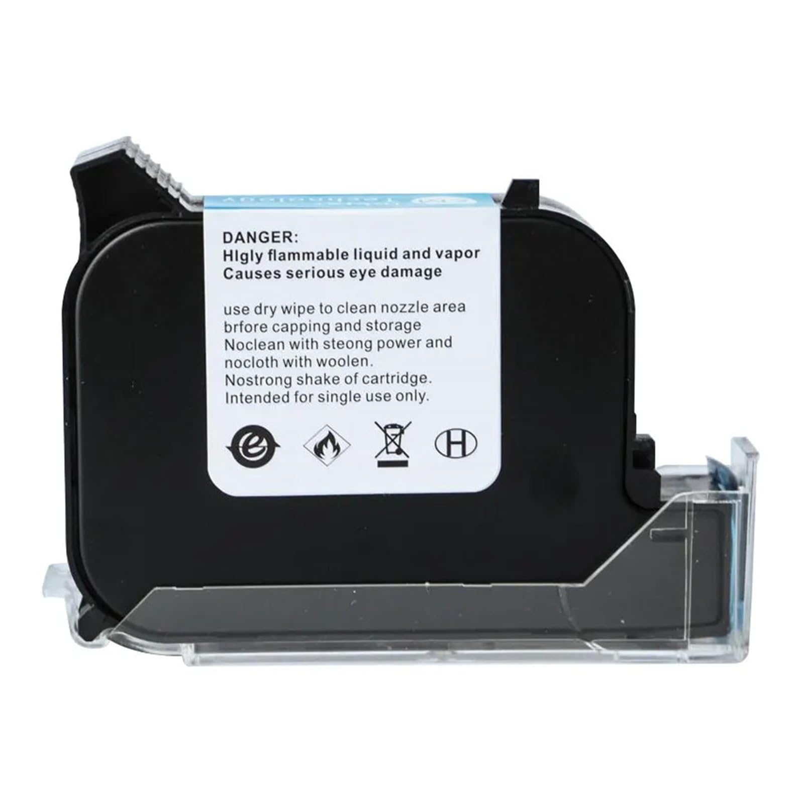 Cartuccia for stampante a getto d'inchiostro da 12,7 mm 2588/2580 inchiostro solvente nero non crittografato Su Cartone, Legno(1PCS)