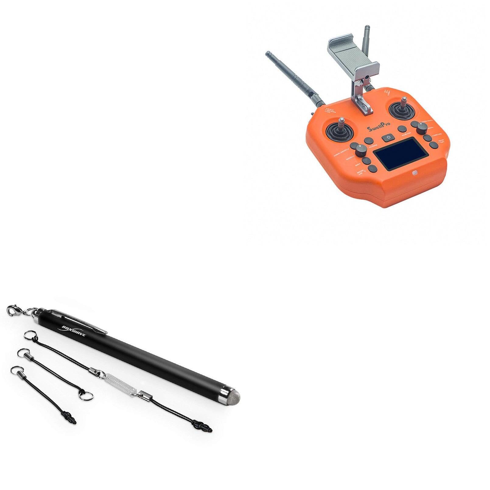 BoxWave Stylus Pen Compatible with Swellpro SplashDrone 4 Fishing Edition Remote Controller - EverTouch Capacitive Stylus, Fiber Tip Capacitive Stylus Pen - Jet Black