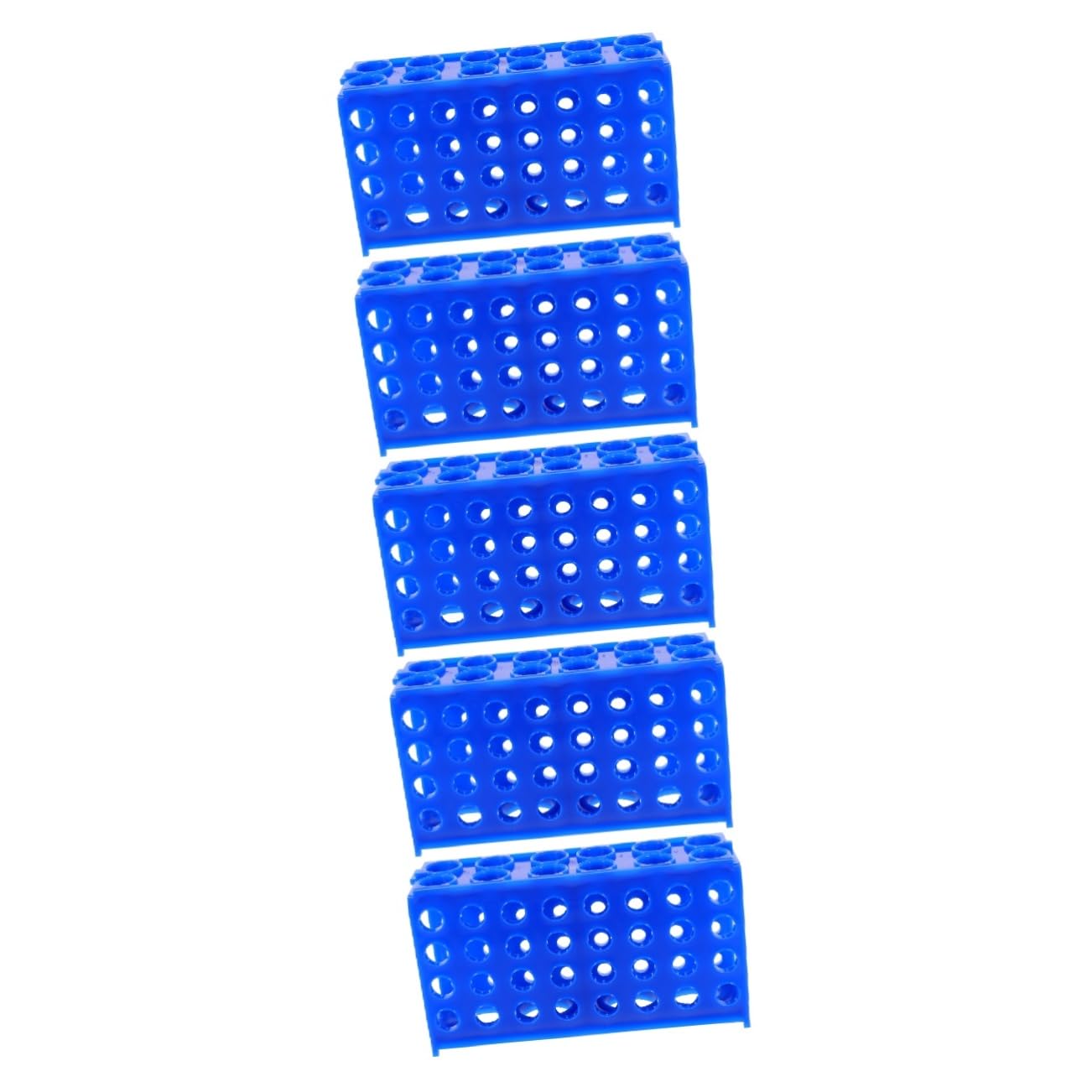 ULTECHNOVO Gradilla Para Tubos De Ensayo De 5 Piezas Riñonera Para Tubos De Muestra Soporte Para Accesorios De Laboratorio Almacenamiento Que Ahorra