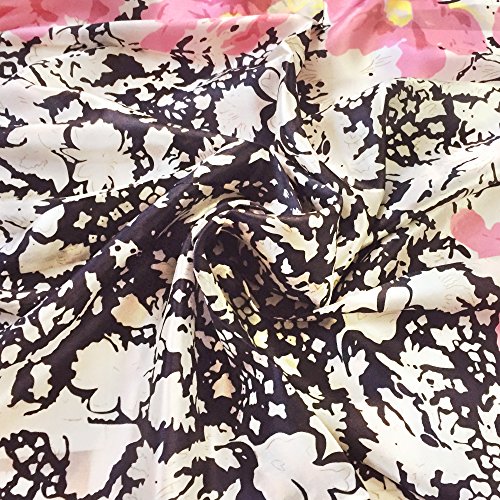 Women's Graphic Print 100% Silk, Silk Scarf Square, 33X33 Inches3