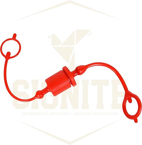 Miniatura 21 de Signite - Juego de 2 tapones de polvo macho y hembra para acoplador hidráulico, 1/2, ISO A hidráulico de desconexión rápida, accesorios de enchufe