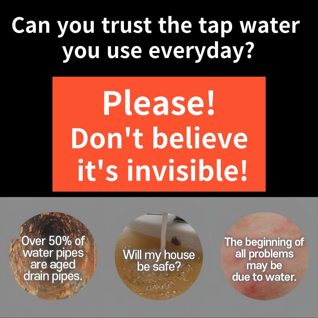 BU:NiO Family Vitamin C Shower Filter 5.29Oz - Aroma Scented Shower Head Filter, Hard Water Softener, Chlorine & Rust Remover, Water Purifying, Helps Dry Skin&Hair Loss(LOVELY PEACH)