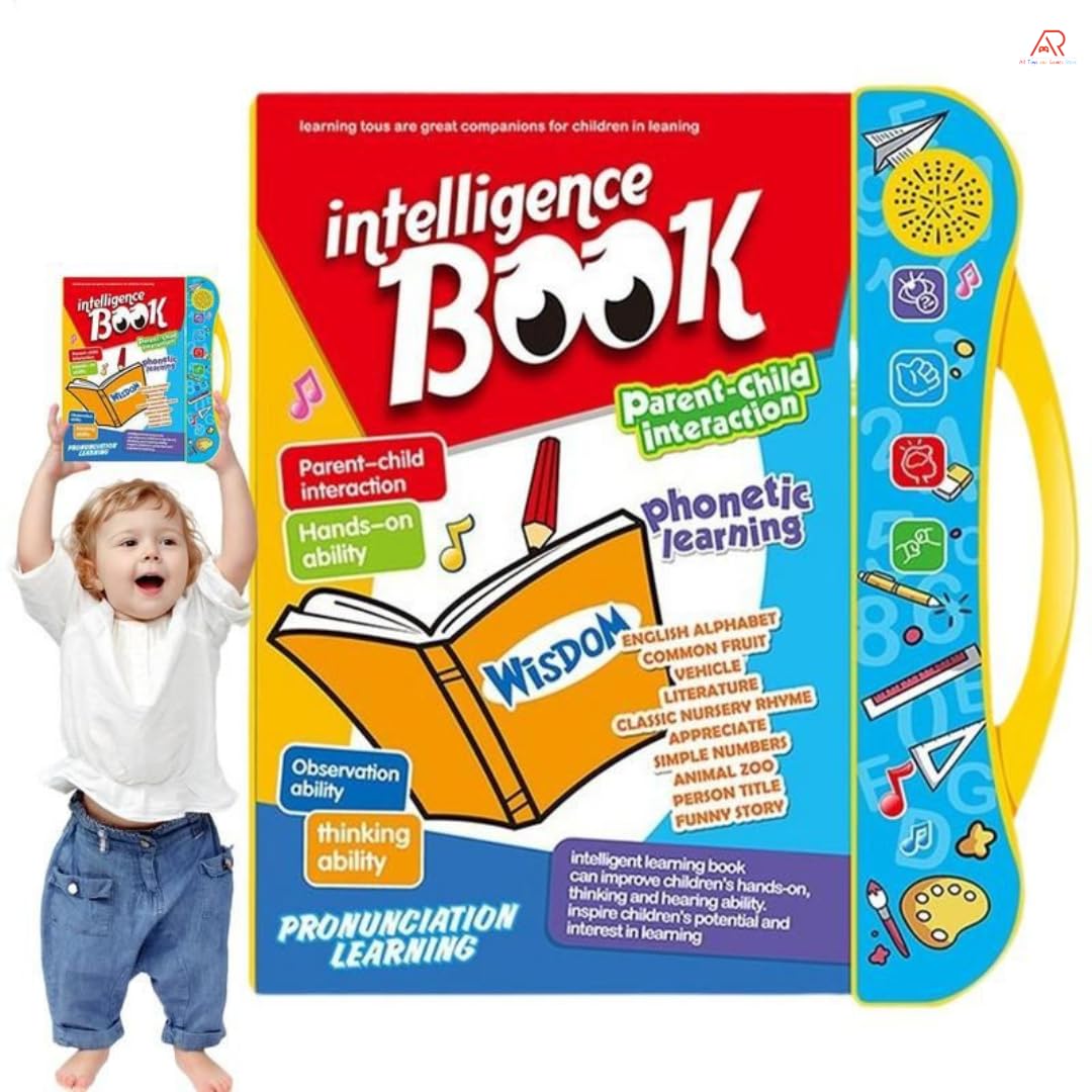 “AR Toys & Games Store Musical Intelligence Learning E-Book for Kids - Interactive Touch Educational Toy with Alphabets, Numbers, Shapes & Phonics for Toddlers (Ages 2-7)" 1