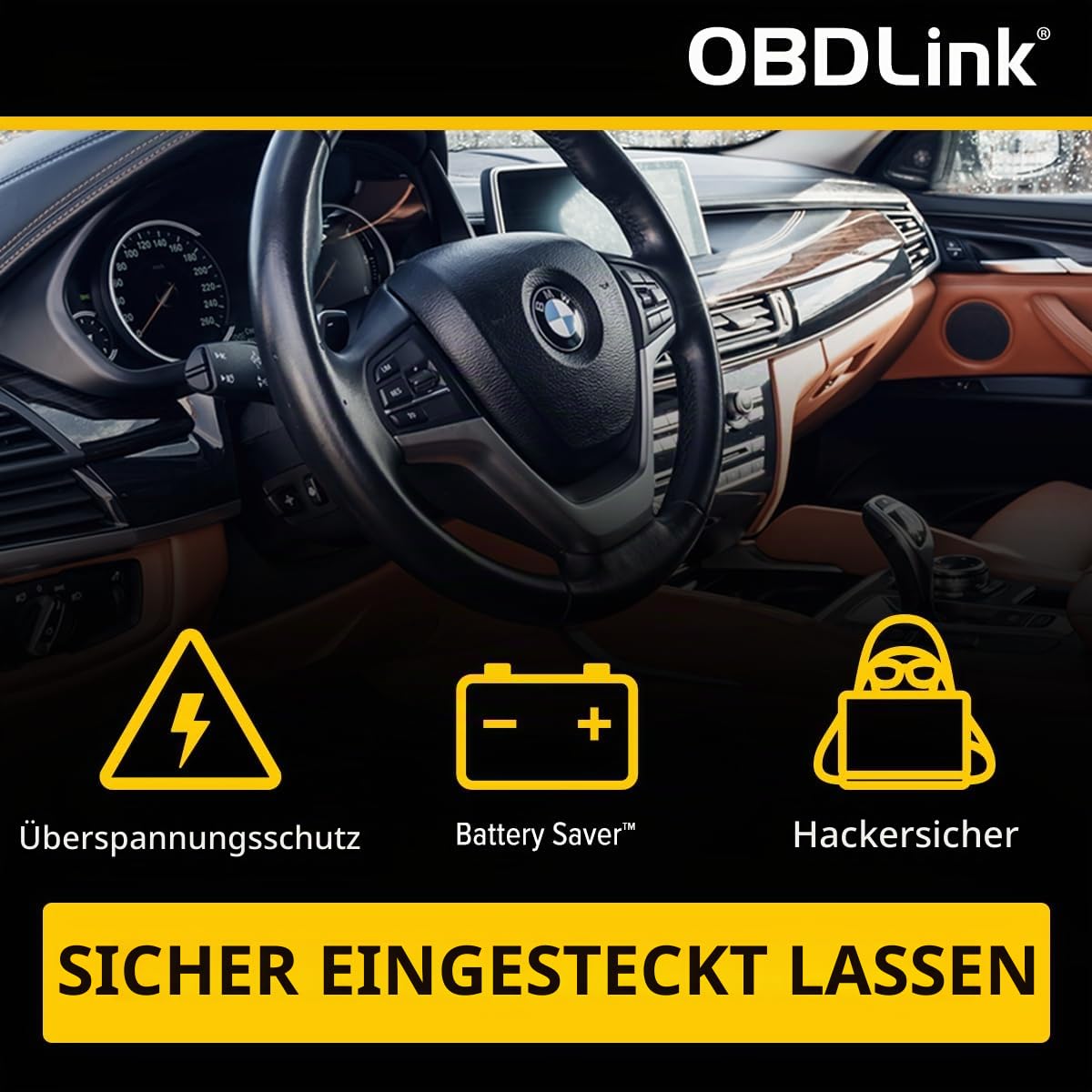 OBDLink CX Bimmercode Bluetooth 5.1 OBD2 Adapter for BMW/Mini, Works with iPhone/iOS & Android, Car Coding, OBD II Diagnostic Scanner