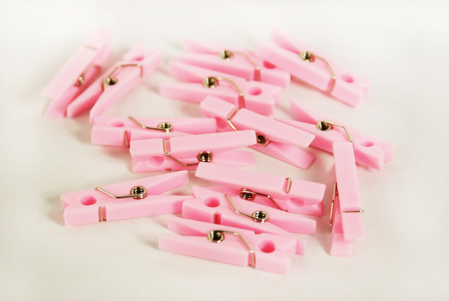 1.5" Mini Clothespin Baby Shower Favor Baby Pink
