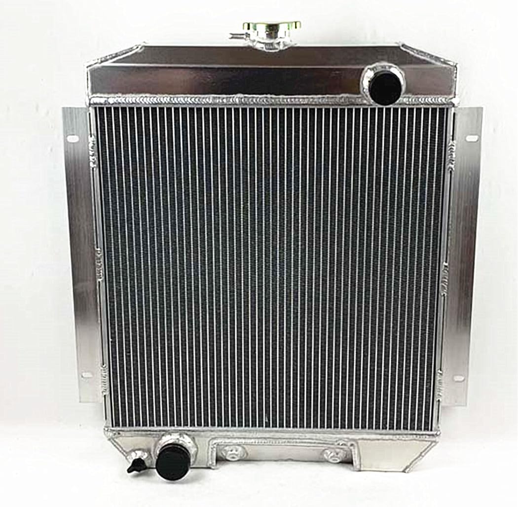 3 Rows All Aluminum Radiator for 1954 Mercury Custom Monterey V8 Engine AT CC54B, Silver