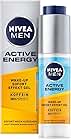 NIVEA MEN Active Energy Wake-up Sofort-Effekt Gel (50 ml), Gesichtscreme für Männer mit 100% natürlichem Koffein, Feuchtigkeitscreme gegen Zeichen von Müdigkeit