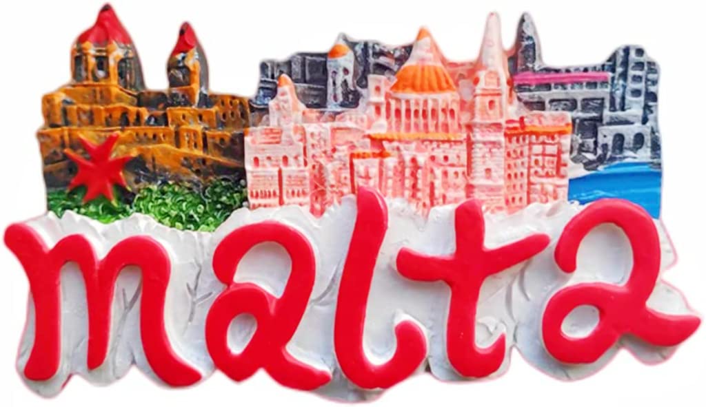 Altko Sz-137 Malta Magnet Fridge Refrigerator Magnet Decoration Sticker Souvenir Resin Crafts Kitchen Whiteboard