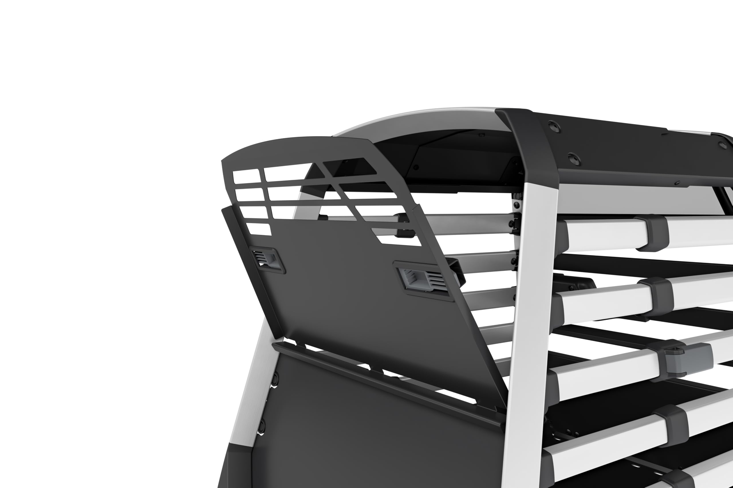 Thule Allax Threshold Compatible Dog Crate for Vehicle Travel - Size M - Fits Vehicles with Trunk Threshold - High-Strength Construction - Adjustable for Dog and Vehicle fit