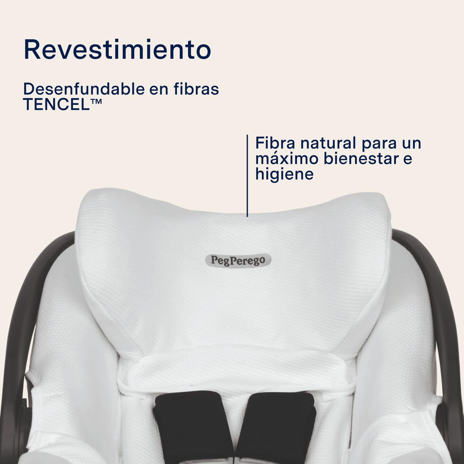 PEG Clima Cover - Funda Termorreguladora de TENCEL™ para Portabebés Primo Viaggio (Modelos SL, i-Size, Lounge, SLK)