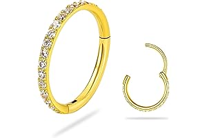 Gorgeous Gold Nose Ring for Enhanced Style