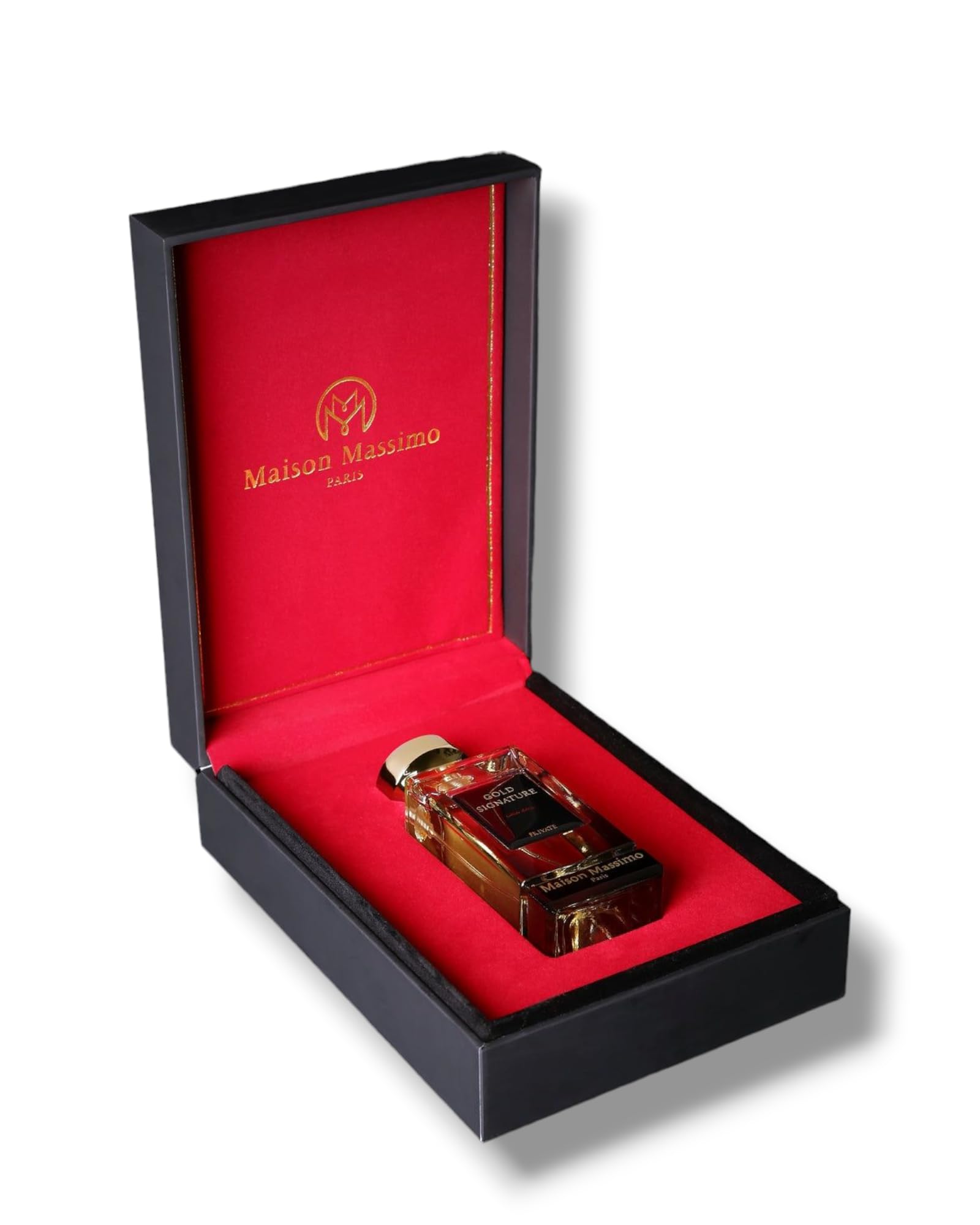 Eau de Parfum GOLD SIGNATURE - Maison Massimo Paris - Parfum luxueux 100 ml