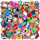 30 50 100Pcs Shoes Gymnastics Charms Decoration, No-Repeat Different Cute Shoe Charms for Croc Clog Sandals (30Pcs)