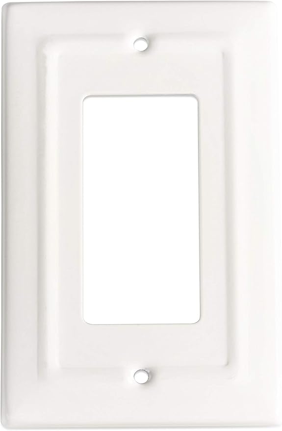 Electrical Tools & Home Improvement Monarch Abode 19062 Architectural Classic White Single