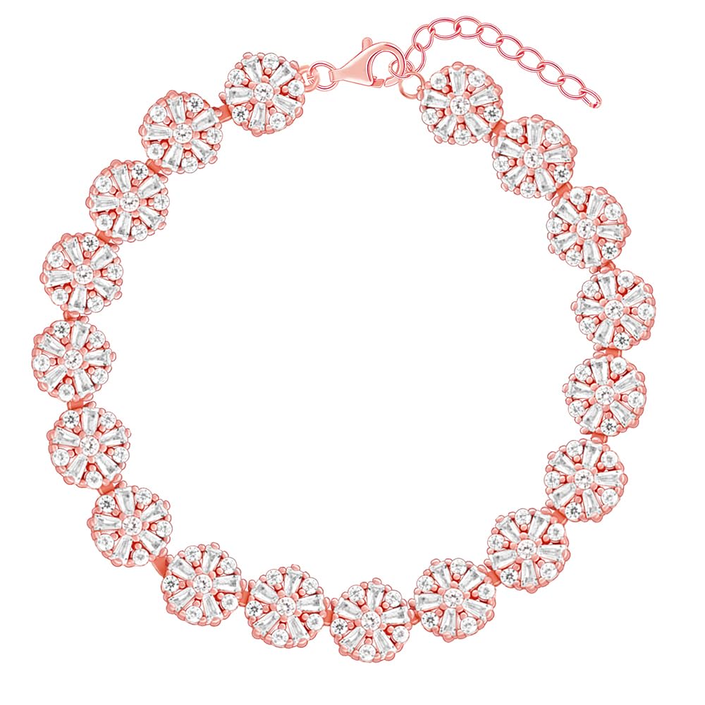 GIVA 925 Anushka Sharma Rose Gold Studded Flower Bracelet | Gifts for Girlfriend, Gifts for Women & Girls| With Certificate of Authenticity and 925 Stamp | 6 Month Warranty* (B09MG1VTRW) Amazon Price History, Amazon Price Tracker