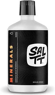 SALTT Minerals Drops - Promotes Electrolyte Balance - Copper, Magnesium, Chromium, Zinc, Boron, Selenium - Zero Sugar - Kosher - Gluten Free - Vegan - Non GMO - 32 oz - by Keto Chow