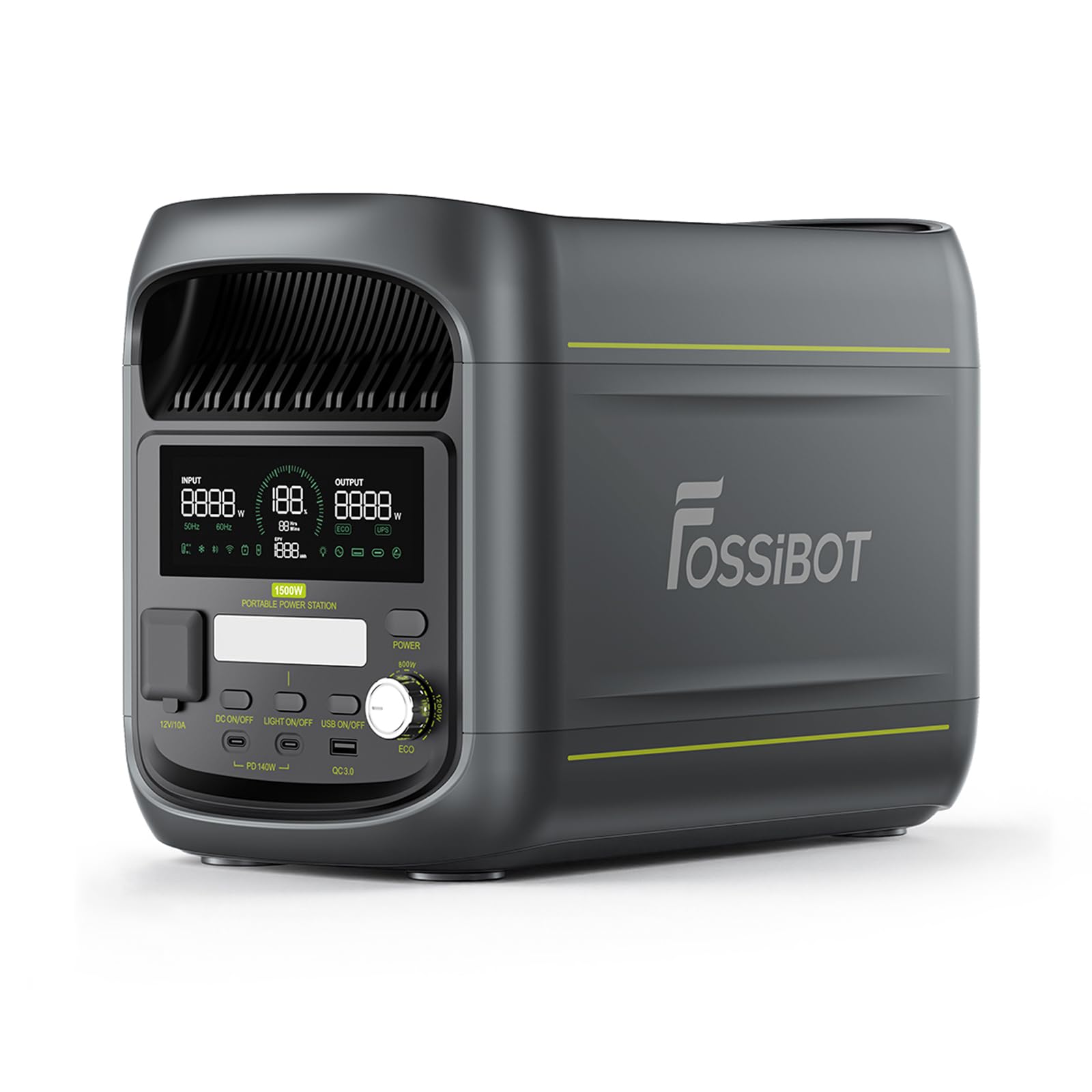 Amazon.co.jp: FOSSiBOT F1800 ポータブル電源 1024Wh 大容量 リン酸鉄