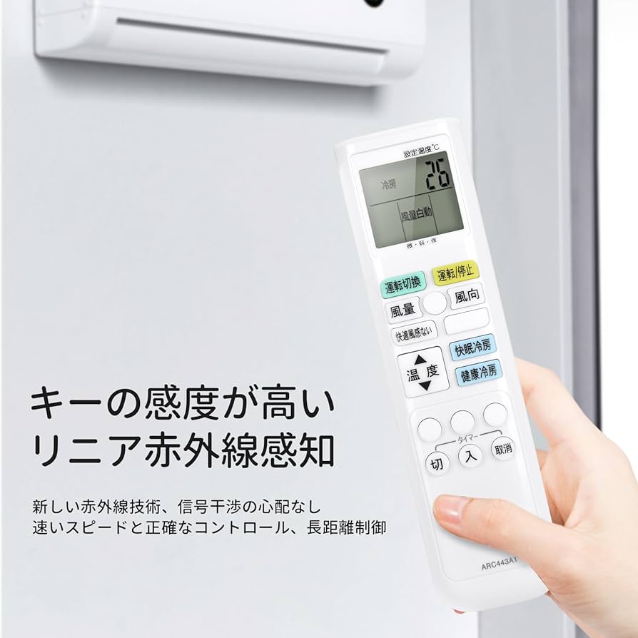 Amazon.co.jp: エアコンリモコン ARC443A1 for ダイキン