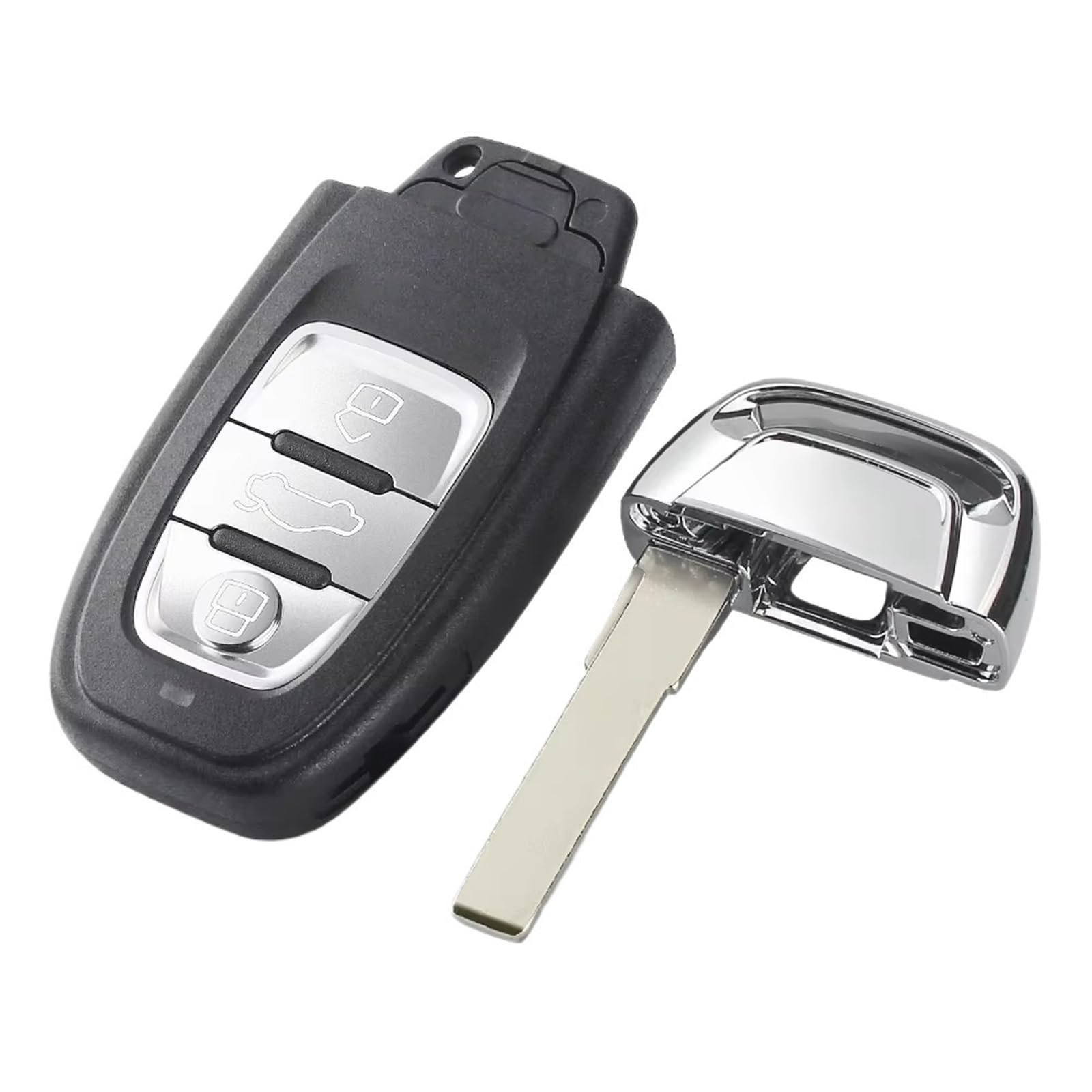 Compatible Con Para Q5 Q7 2007 2008 2009 2010 2011 2012 2013 2014 2015 2016 2017 1 Uds Carcasa Para Llave Remota Funda De Coche