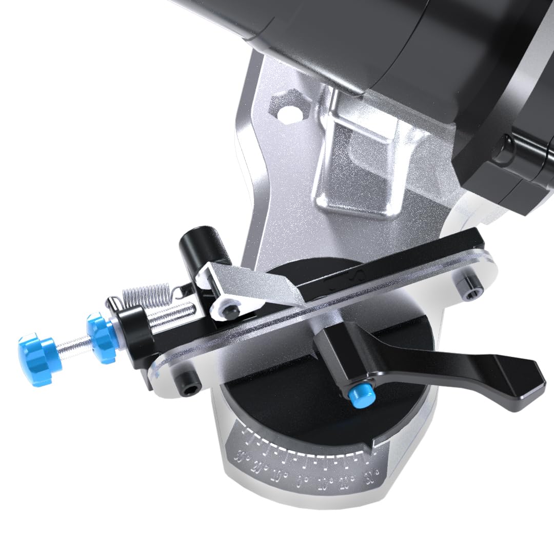 Güde Afilador de cadena de sierra GKS 108 L – 230 V, 85 W, 5000 rpm, diámetro del disco 10,8 centímetros, ángulo de afilado de hasta 35 grados izquierda y derecha, luz de trabajo LED, base de aluminio