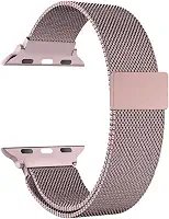 Pulseira milanesa original de aço inoxidável compatível com Apple Watch Series 9, Ultra 2/Ultra, SE/SE 2nd de 38 mm, 40 mm, 41 mm, 42 mm, 44 mm, 45 mm e 49 mm