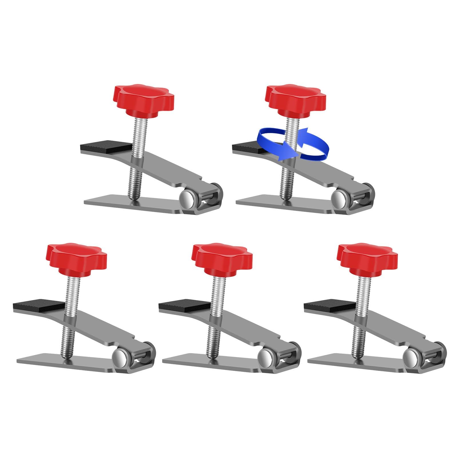 Height Ajustment Lifting Tool - Labor Saving Handle, Extended Lifting Jack | Wall Tile Locator Arm Jack Tool Lift, Wall Tile Locator, Furniture Lifter Jacks, function Adjustment Lifting Device, Red