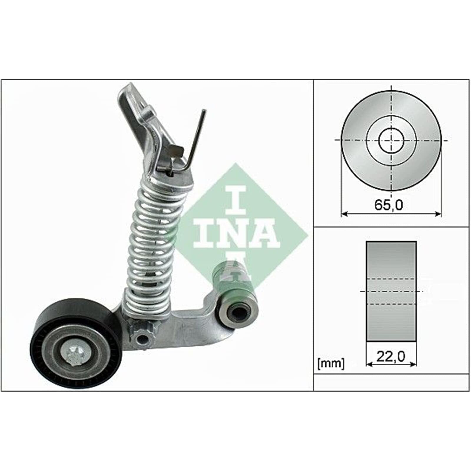 INA Kit Cinghie Poly-V 529 0319 10 1745mm Compatibilità con MERCEDES-BENZ Classe A W176 Classe B W246, W242 GLA X156 CLA Coupé C117 CLA Shooting Brake X117