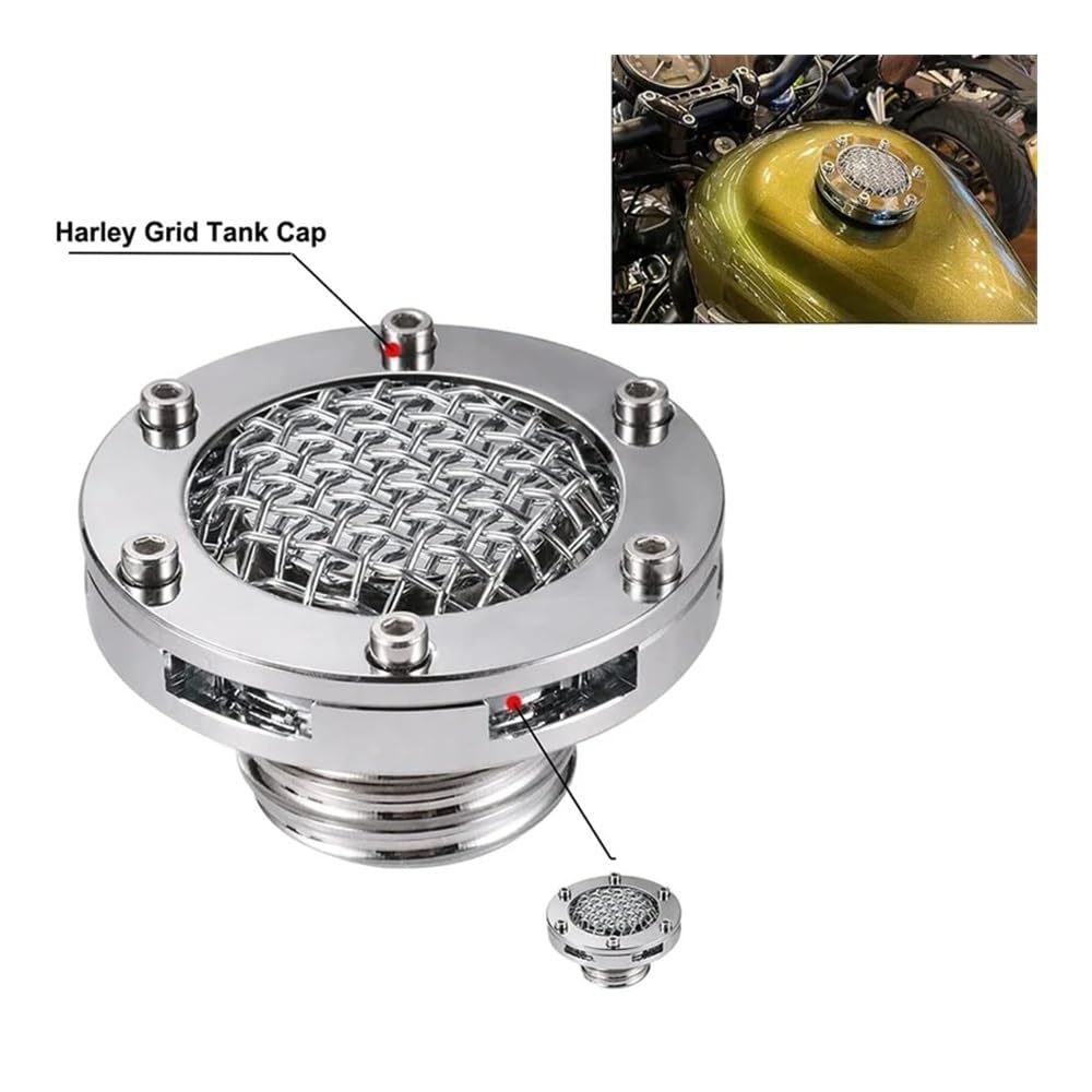 Copertura Del Tappo Del Serbatoio Del Gas Del Carburante In Rete Per Moto Per Accessori Moto Per Ha&rley Sportster 883 1200 tappo serbatoio moto