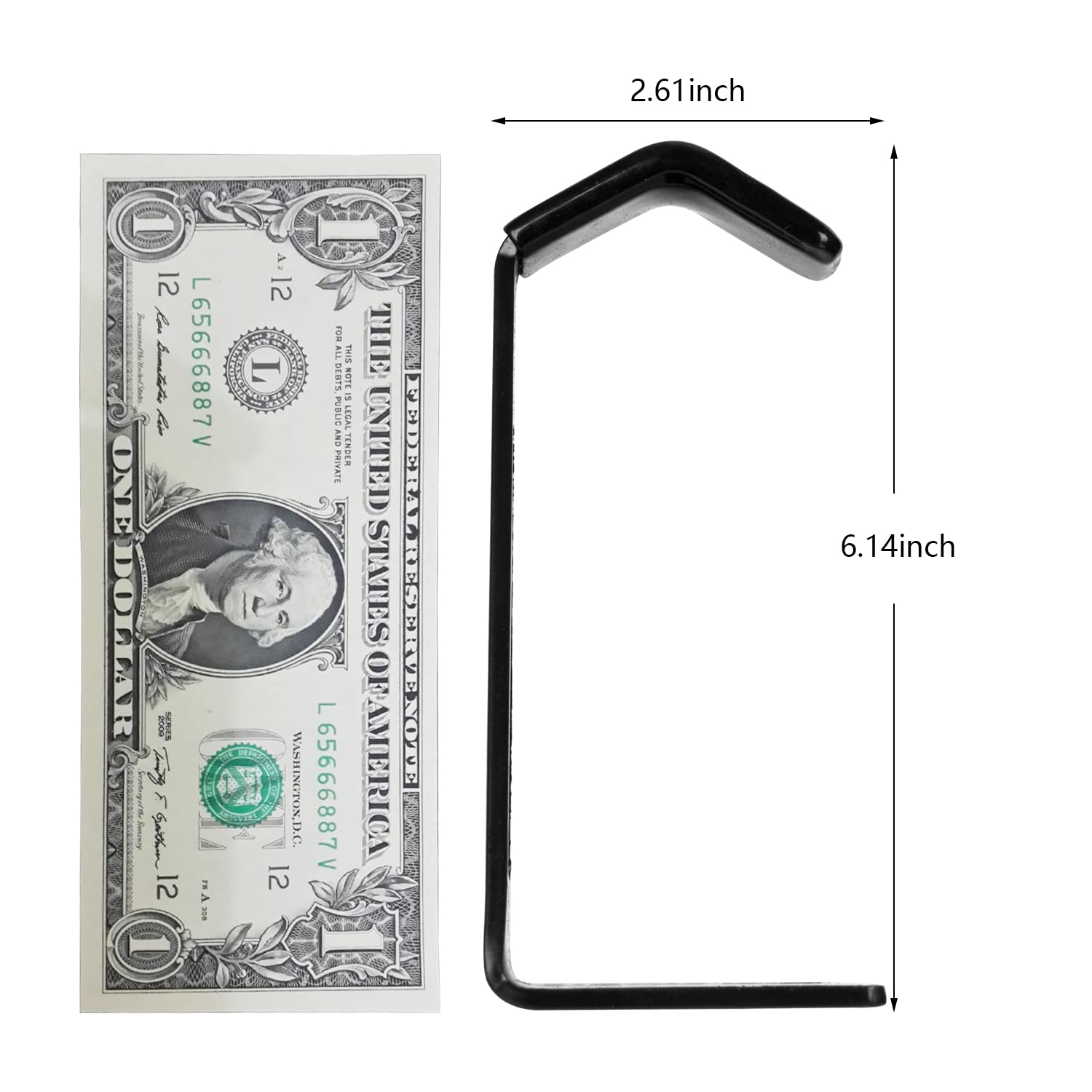 Paquete de 2 ganchos de pared para portabicicletas
