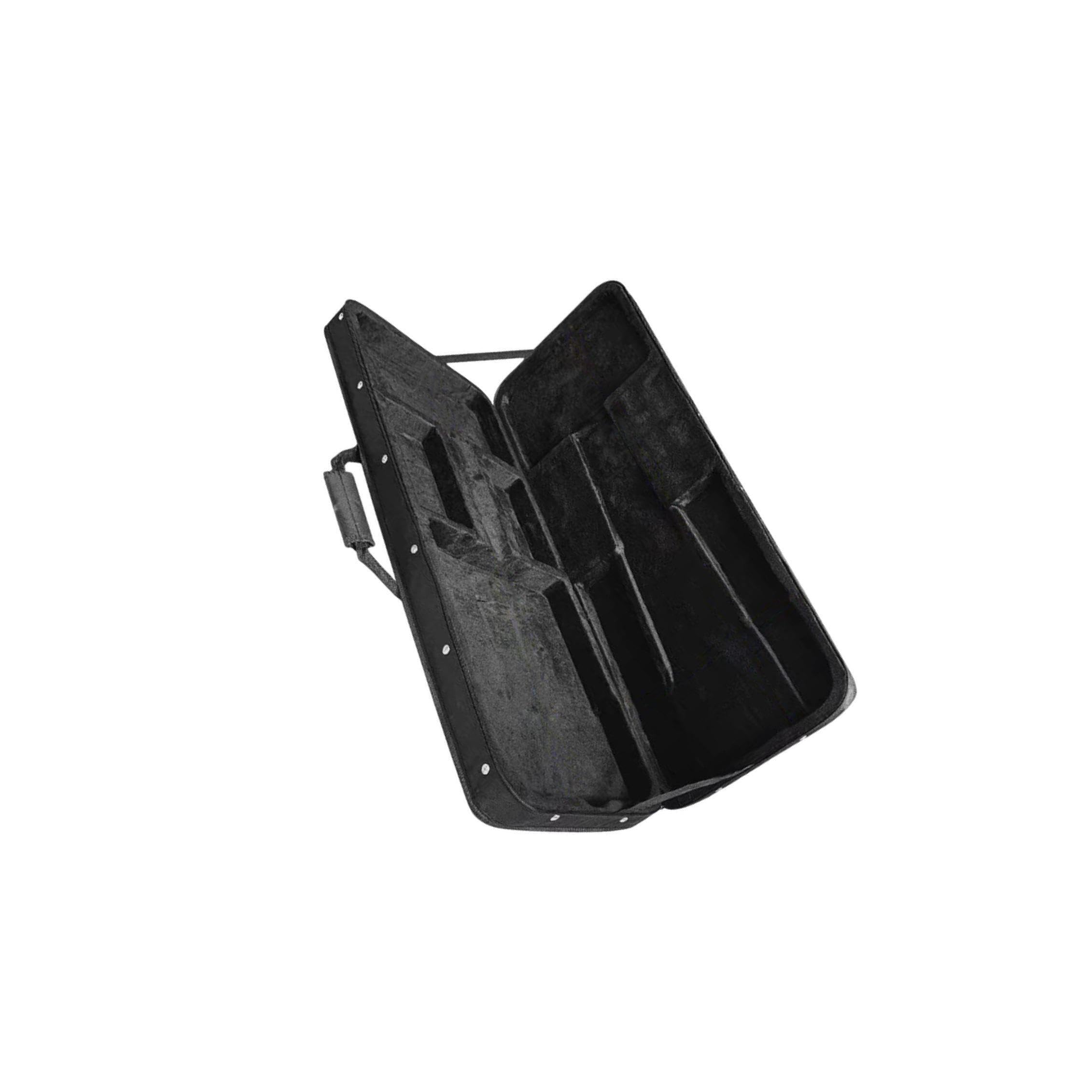 Custodia rigida per chitarre elettriche standard, portatile e resistente, per musicisti che cercano sicurezza per la custodia rigida per il trasporto