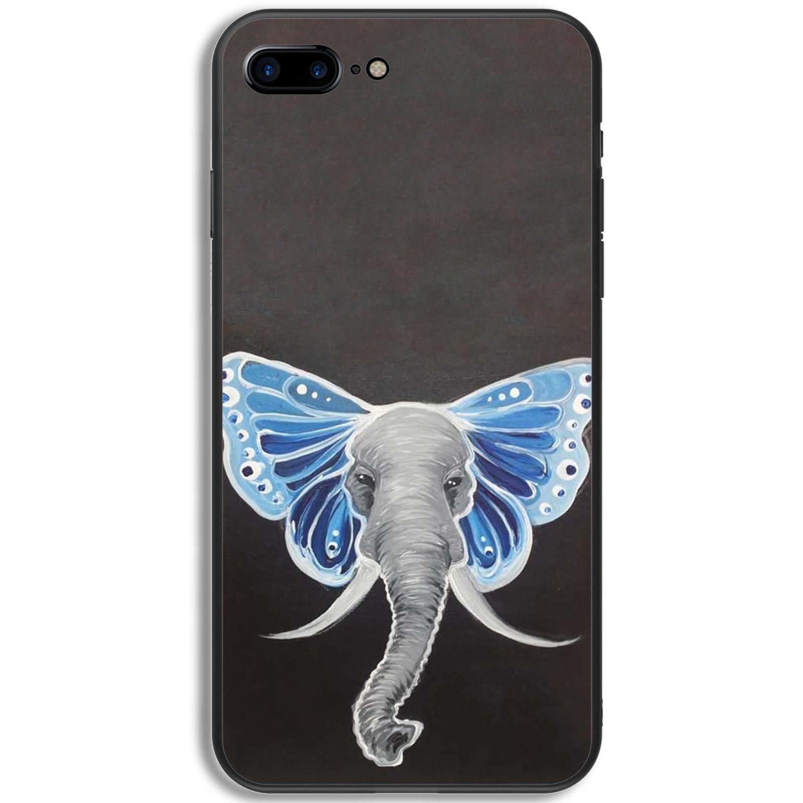 phone case compatible with iphone 5 ip5s se apple tpu gift Resisting with Elephant Ears With Wings