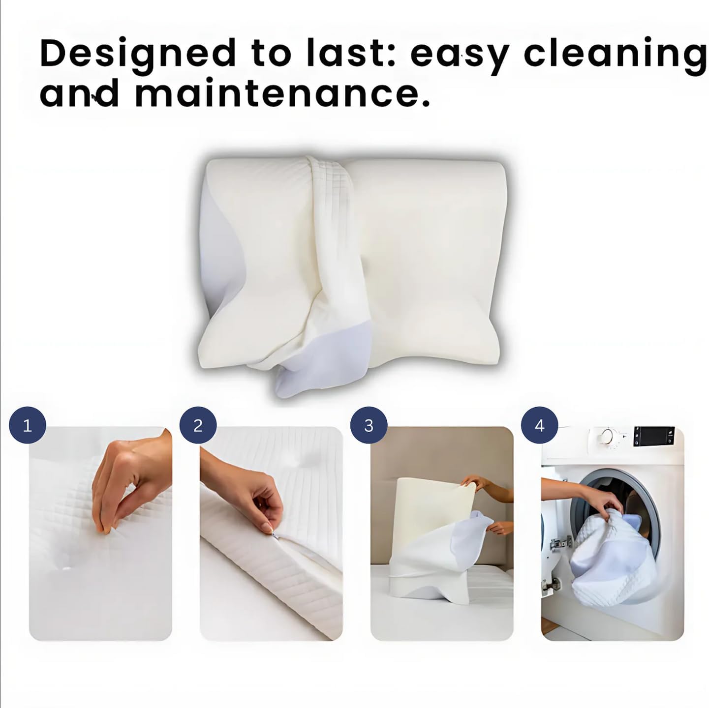 Neckhaven Pillow Hospitality Collection, Dreamers Relief Pillow for Neck Pain Relief, Support Your Head, Neck, Pine, Shoulders, Proper Alignment Ergonomic Pillows