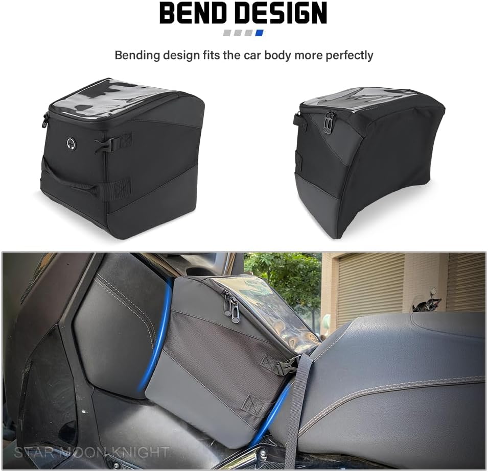 XMAX300 Tunnel bag For Yamaha XMAX 300 XMAX 250 XMAX Tech Max Fuel Tank bags XMAX 300 Tech Max+ Saddle Storage bag Accessories (With Logo)