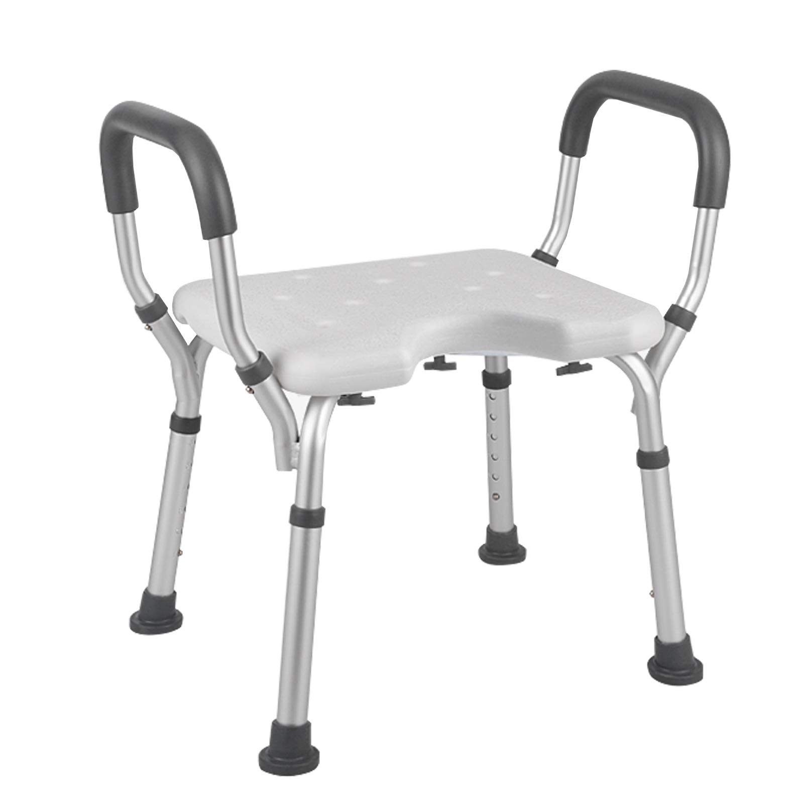 Silla de Ducha for bañera, Ducha Compacto Asiento Banco Stool Ligero Bañera con Asiento Antideslizante Assist, Silla de Ducha Ajustable médica for Ancianos, diseño Moderno