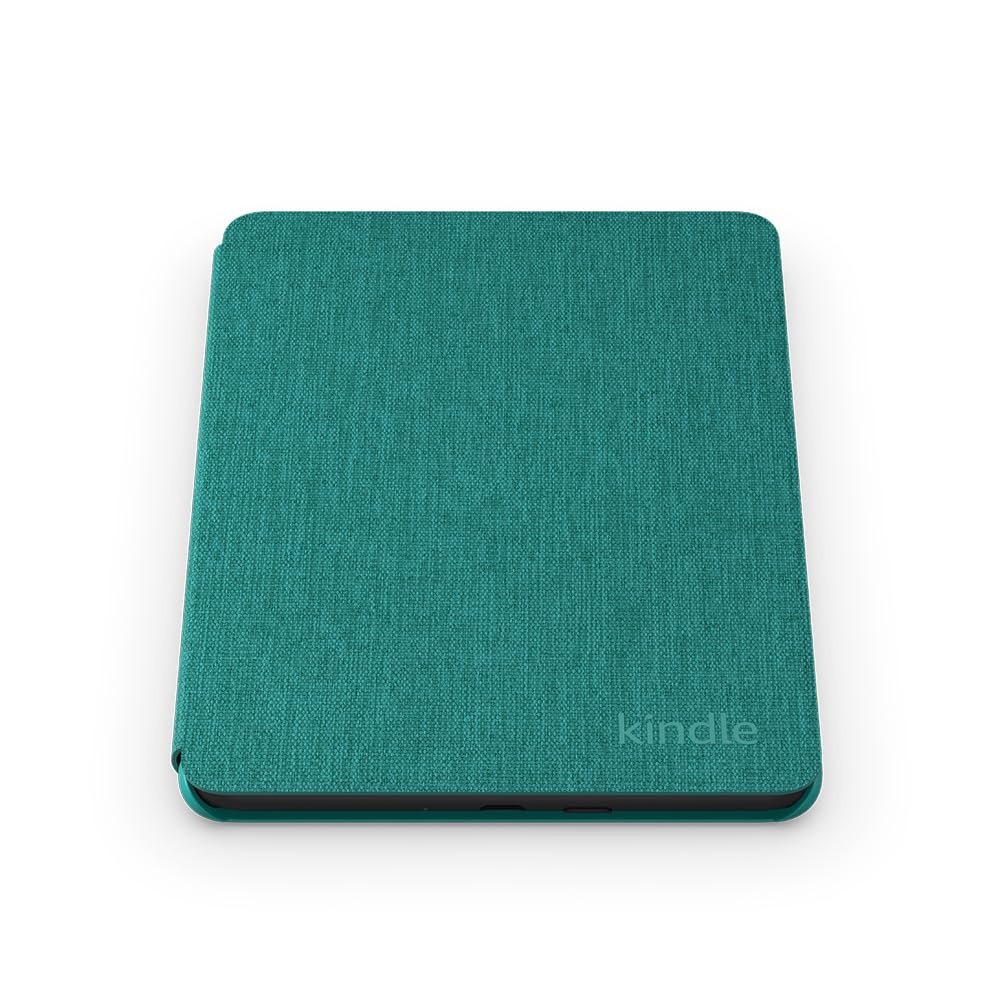 Kindle Paperwhite Signature Edition (versione 2024) da 32 GB senza pubblicità, una copertura in tessuto Amazon e un dock di ricarica wireless Made for Amazon