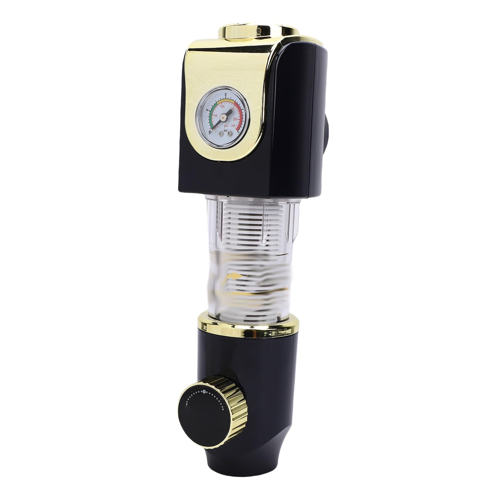 Generic 【título】 de Prefiltración de Agua con Filtro de Sedimentos Prefiltro de 1/2 Pulgada con Manómetro Lavado Automático de 40 μm