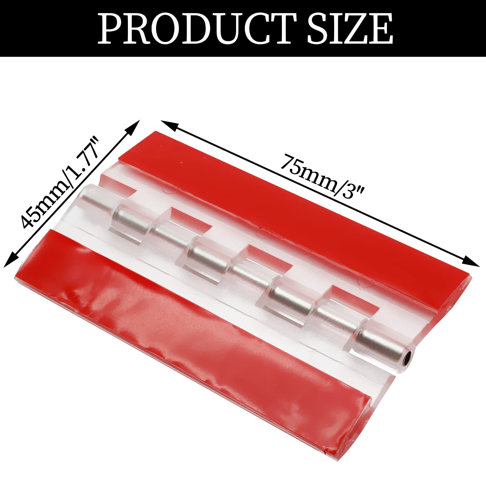 Self-Adhesive Cabinet Hinges - 6 Pack -3