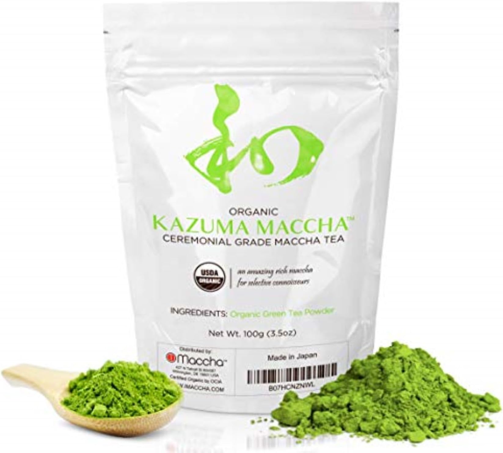 iMacchaMatcha Ceremonial Grade - Organic - Japanese Green Tea Powder (3.5 oz) - First Harvest