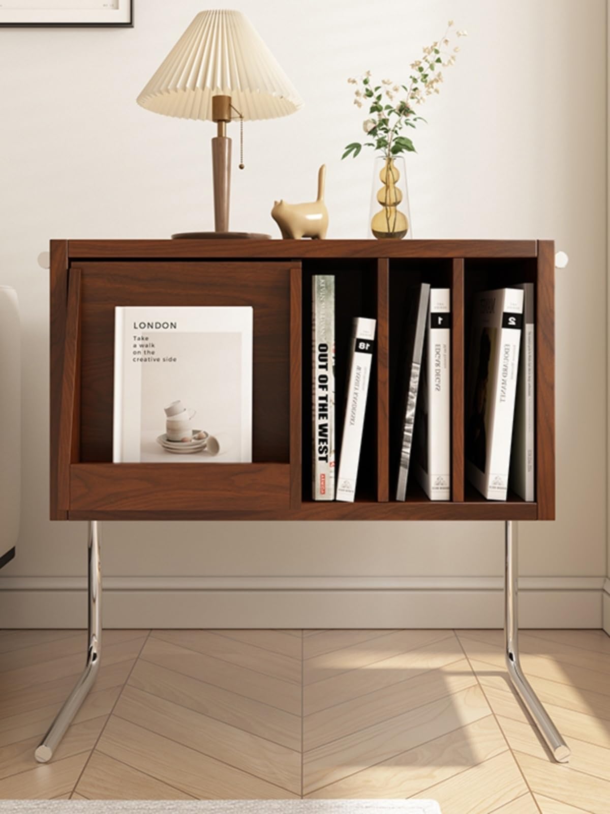 Amazon.co.jp: レコード収納棚・ホルダー シンプルなヨーロッパ無垢材