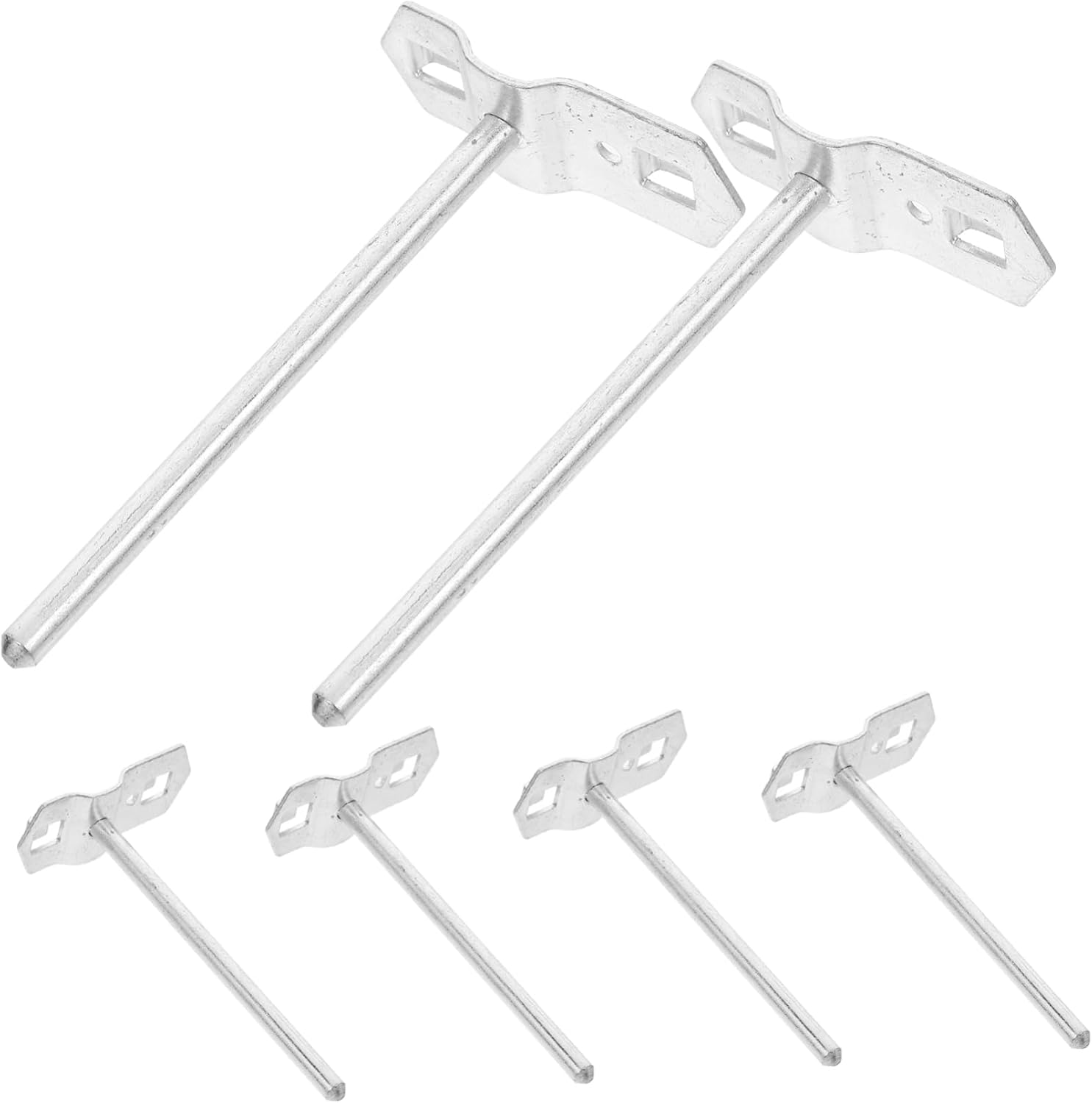 Homoyoyo 6-Pack Heavy Duty Pegboard Hooks for Garage Storage Utility Tools Hangers Compatible Standard Pegboards for Organizing Tools and Accessories