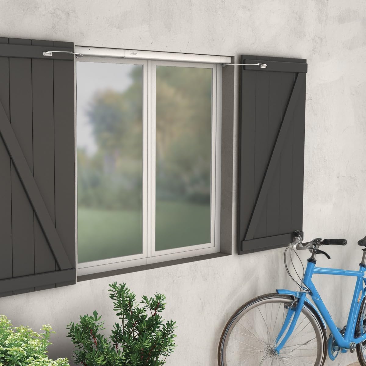 Avidsen - Lot de 2 motorisations connectées pour volet battant Avidsen Home Open W