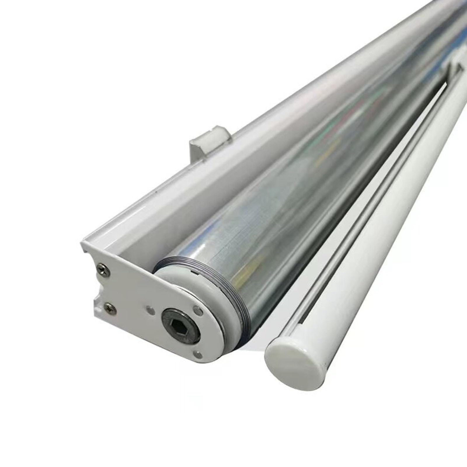 Store PVC transparent imperméable extérieur coupe-vent avec poignée