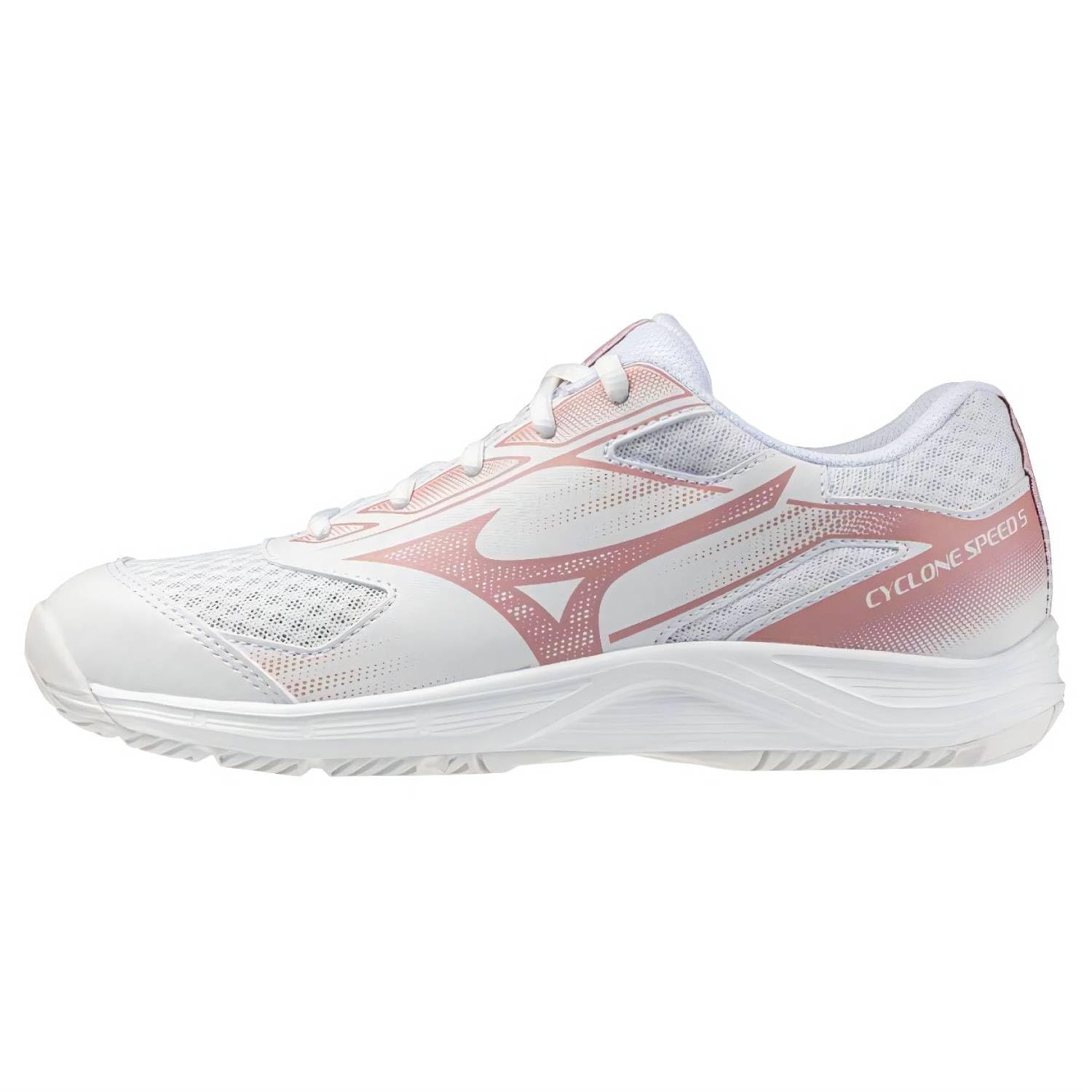 Mizuno Cyclone Speed 5 White/Rose Elegance/Lava Falls