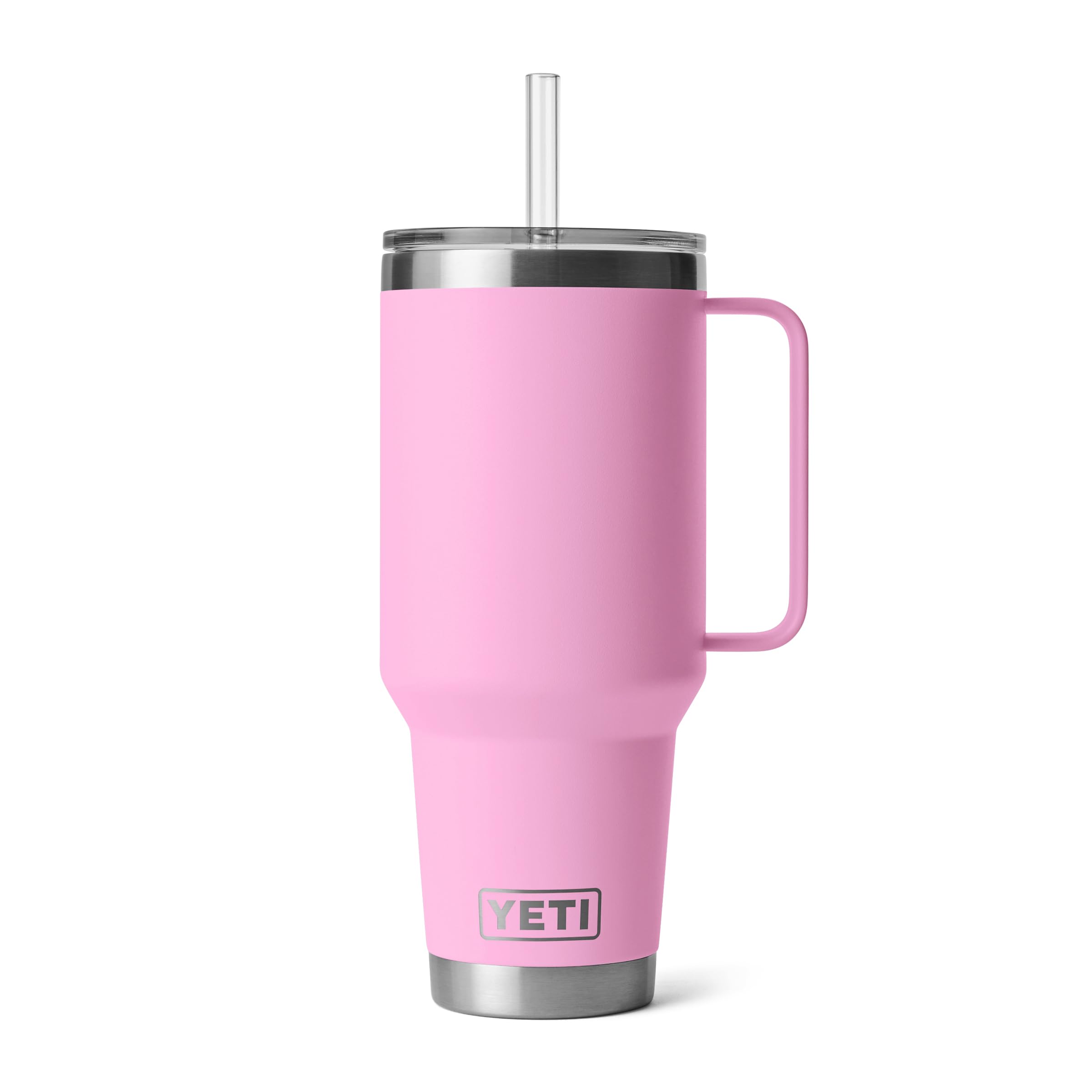 YETI Rambler 42 oz Straw Mug, Power Pink