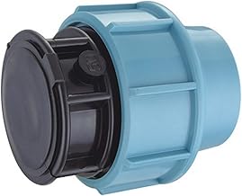 PP-Endkappe für 25 mm PE-Rohr Endstück Endteil (Endkappe 25mm) Schraubfitting