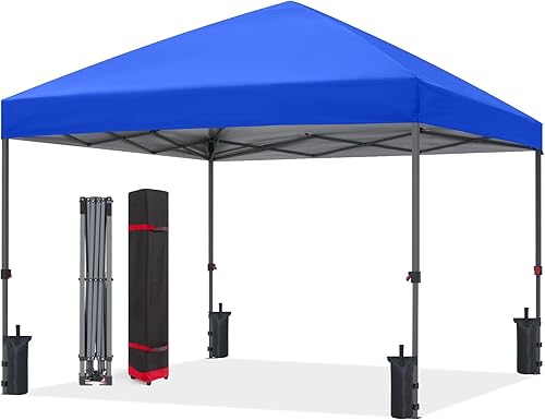 Miniatura 14 de ABCCANOPY Toldo desplegable – Tienda de campaña portátil para patio al aire libre resistente para patio trasero y terraza con 4 bolsas de arena